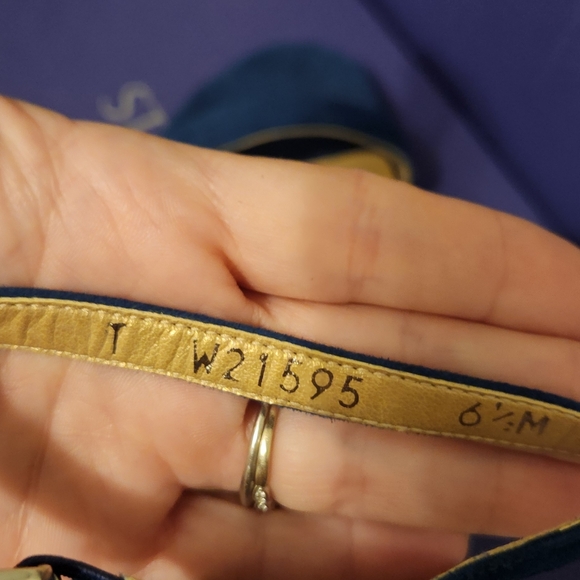 Stuart Weitzman Nearlynude Ankle Strap Sandal Heel Nice Aqua Blue Suede - Picture 6 of 12